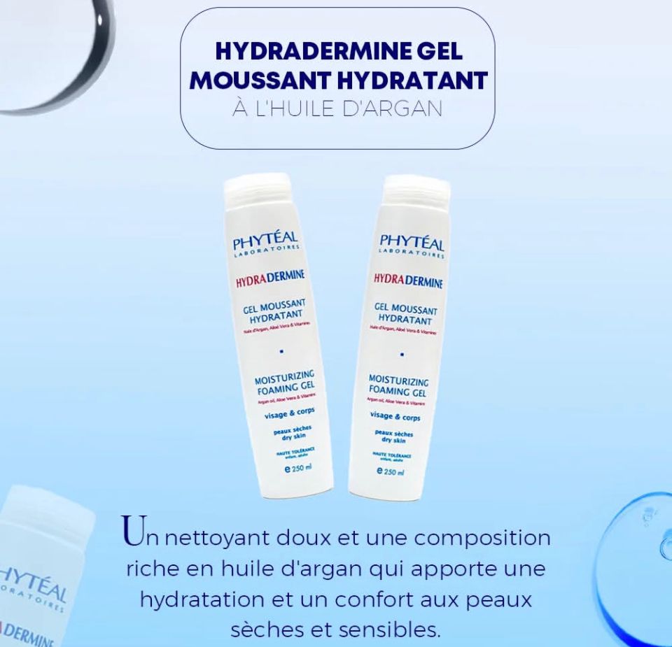 PHYTEAL HYDRADERMINE GEL MOUSSANT HYDRATANT 250ML