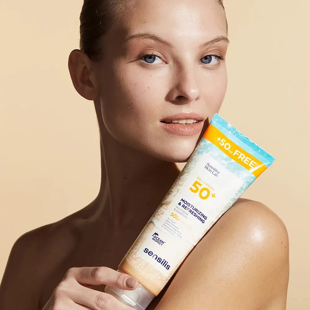 SENSILIS GEL CREME HYDRATANT RAFRAICHISSANT SPF50+ 250ML