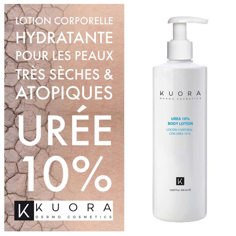 KUORA UREA 10% LOTION POUR COPRS 400ML
