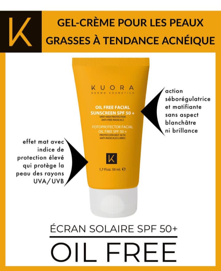 KUORA ECRAN OIL FREE SPF50+ 50ML