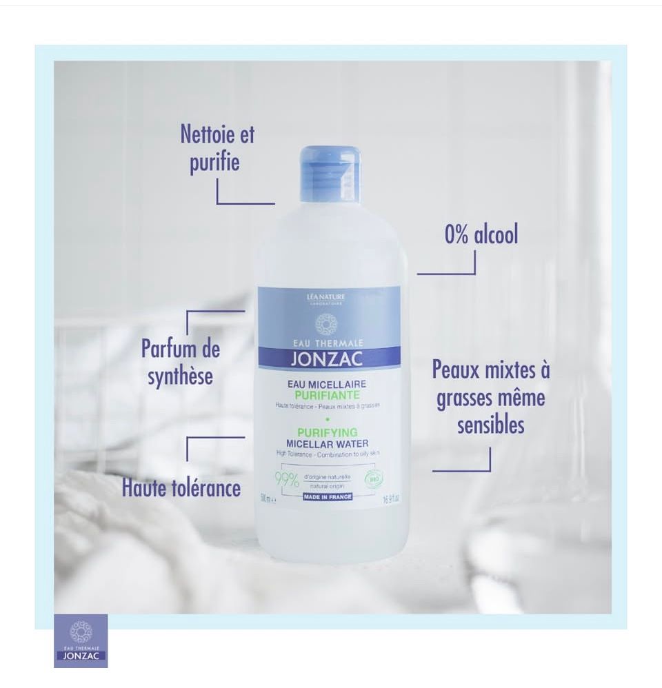 JONZAC REHYDRATE EAU MICELLAIRE HYDRATANTE 500ML