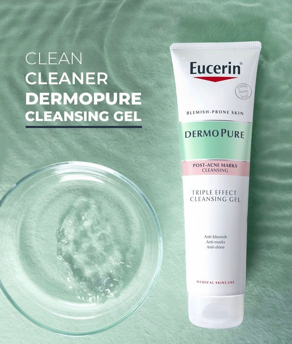 EUCERIN DERMOPURE GEL NETTOYANT TRIPLE ACTION 150ML