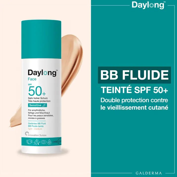 DAYLONG FACE SPF 50+ BB TEINTE LIGHT MEDIUM 50ML