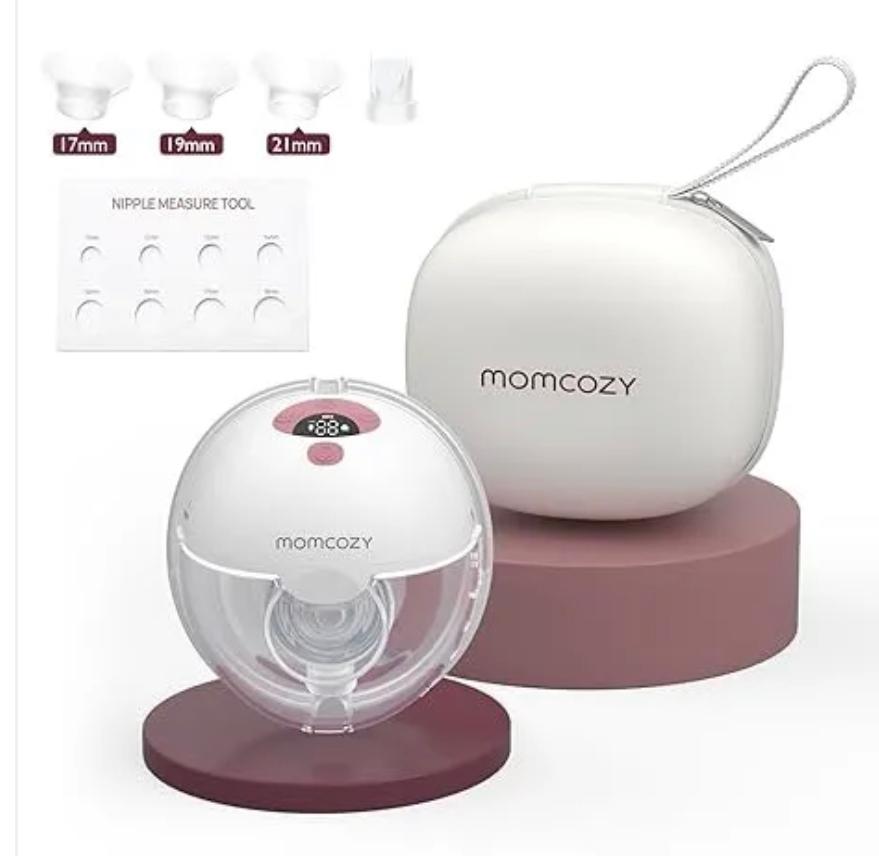 Momcozy M5 Tire-lait Mains Libres avec 4 Tailles 