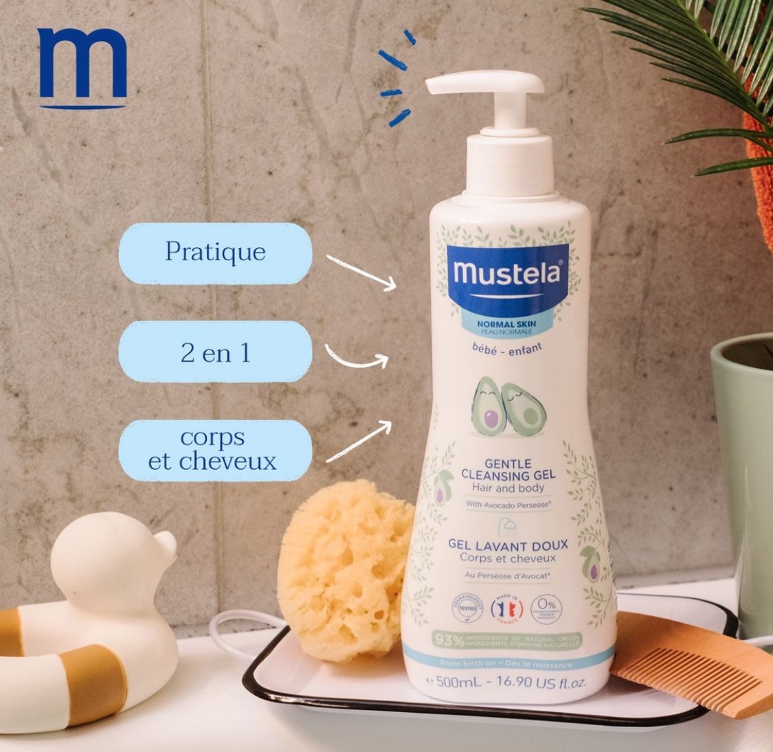 MUSTELA GEL LAVANT DOUX 500ML MUSTELA