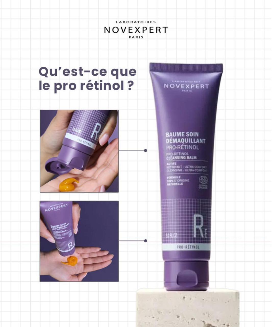 NOVEXPERT BAUME SOIN DEMAQUILLANT PRO RETINOL 150ML