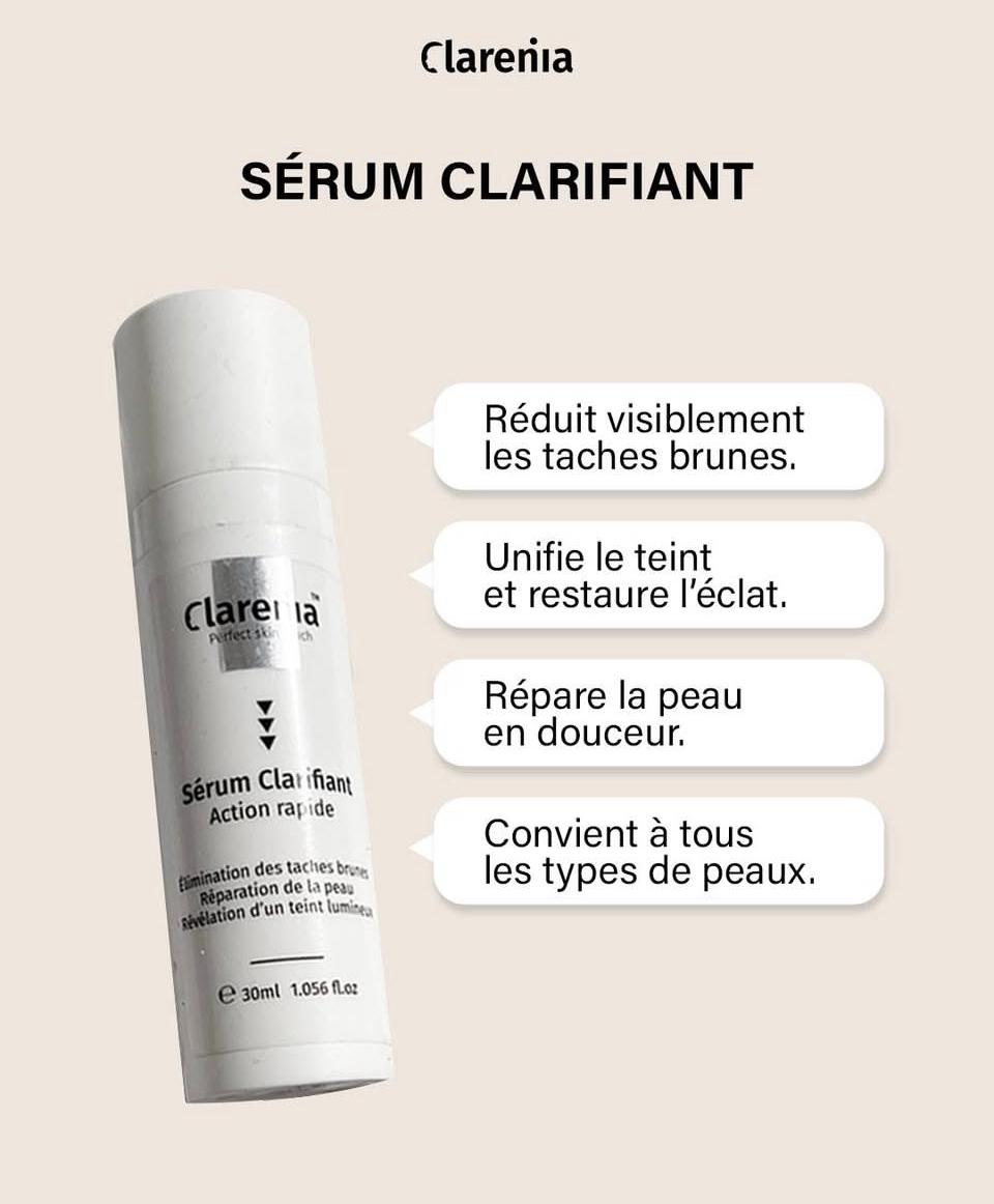 CLARENIA SERUM CLARIFIANT ACTION RAPIDE 30ML