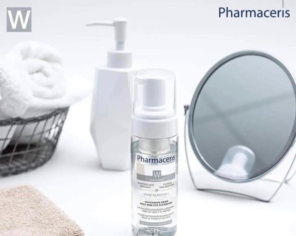 PHARMACERIS W PURE LUMINIUM MOUSSE NETTOYANTE ANTI TACHES 150ML