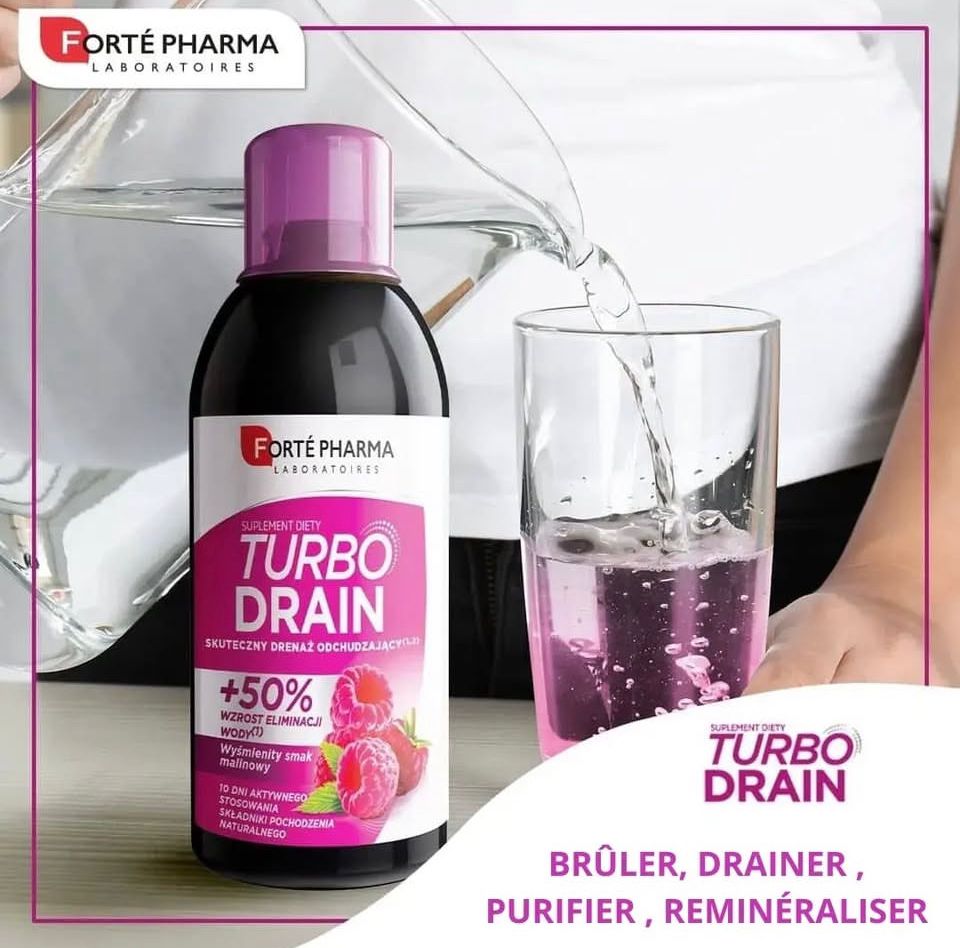 FORTE PHARMA TURBODRAINE MINCEUR FRAMBOISE 500ML