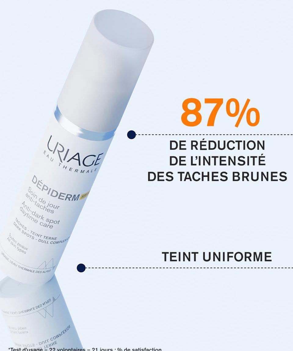 URIAGE DEPIDERM SOIN DE JOUR ANTI TACHES SPF50 30ML