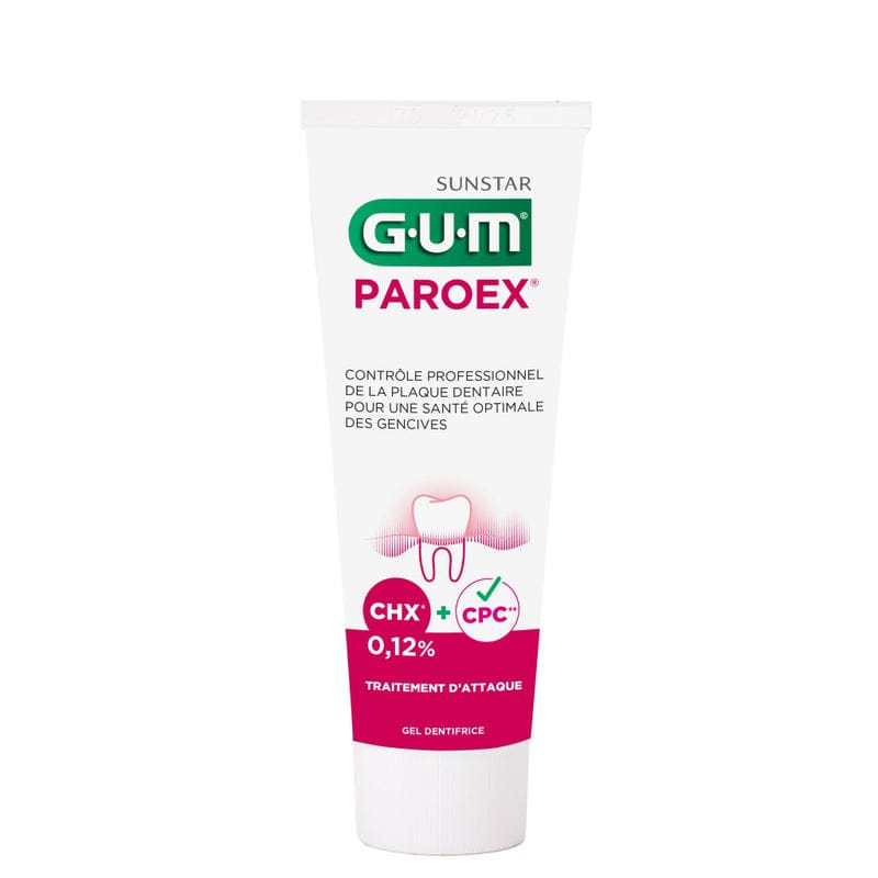 GUM DENTIFRICE PAROEX 75ML 