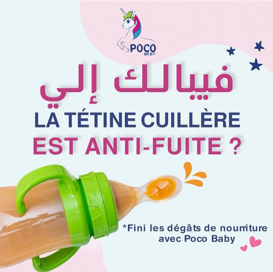 POCO BABY Cuillère-Biberon 100% silicone