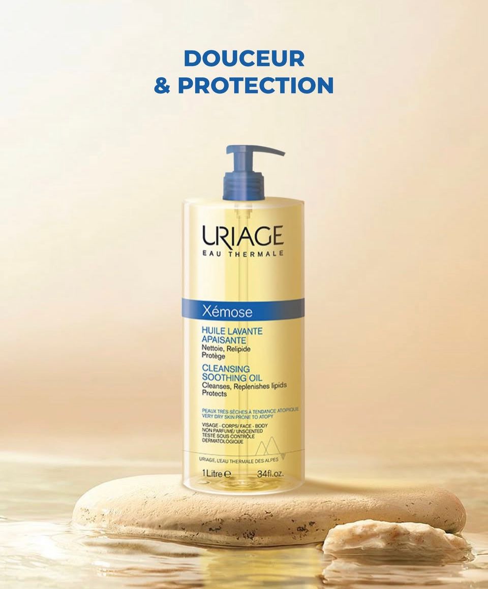 URIAGE XEMOSE HUILE LAVANTE APAISANTE 500ML