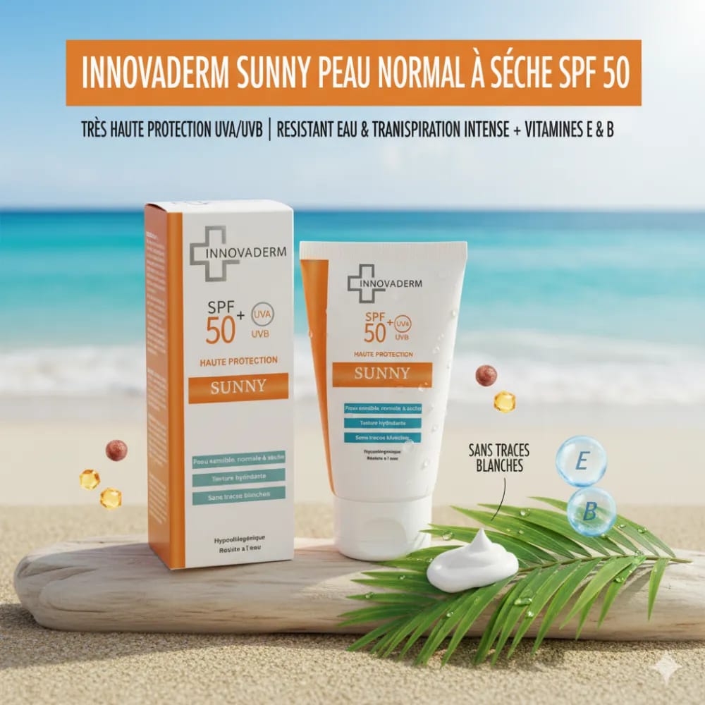 NNOVADERM SUNNY PEAU SECHE SPF 50+