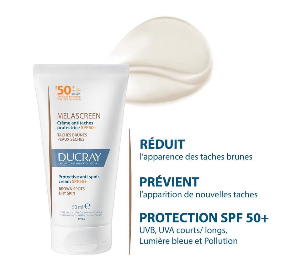 DUCRAY MELASCREEN CREME PROTECTION ANTI TACHES SPF50+ 50ML PS