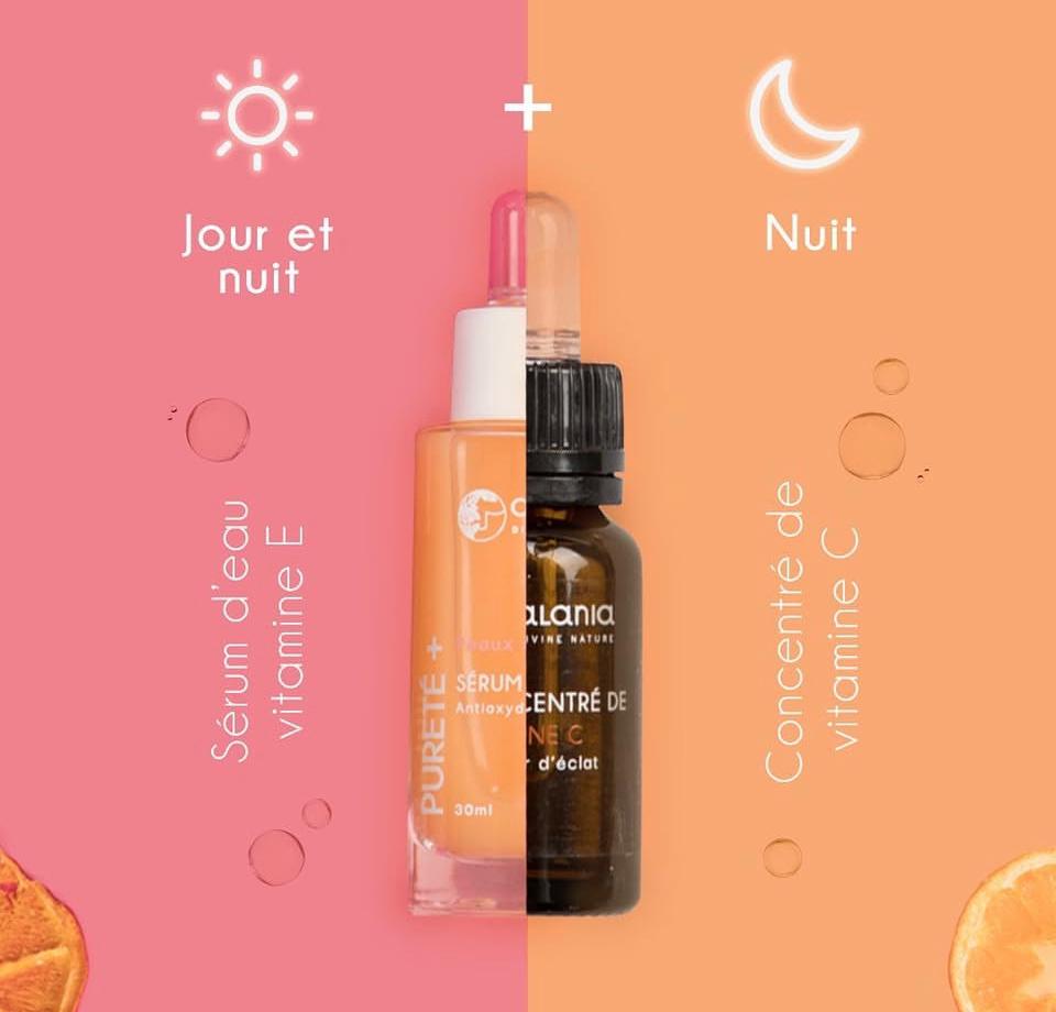 ALANIA Purete + Vitamine C Serum Duo Jour et Nuit