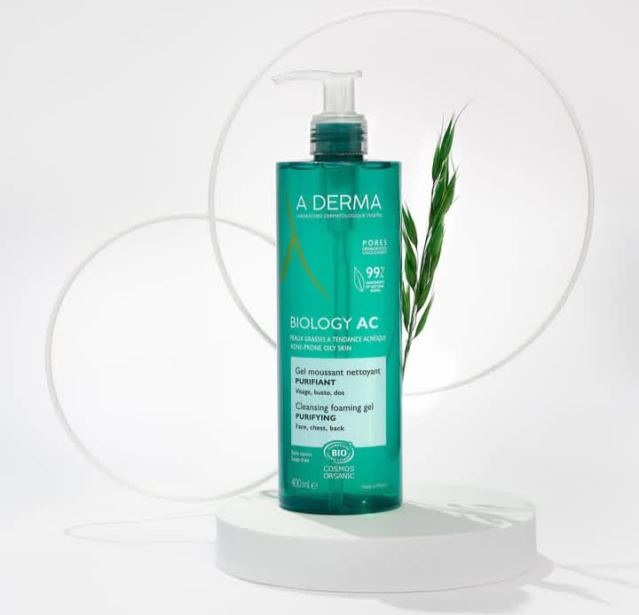 A-DERMA BIOLOGY AC GEL MOUSSANT NETTOYANT PURIFIANT 400ML