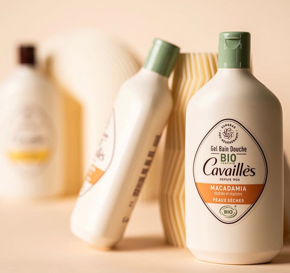 ROGE CAVAILLES GEL BAIN DOUCHE BIO MACADAMIA PEAUX SECHES 400ML 