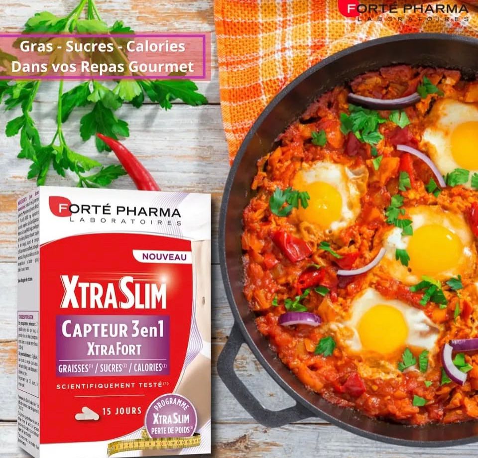 FORTE PHARMA XTRASLIM CAPTEUR 3 EN 1 60GELULES