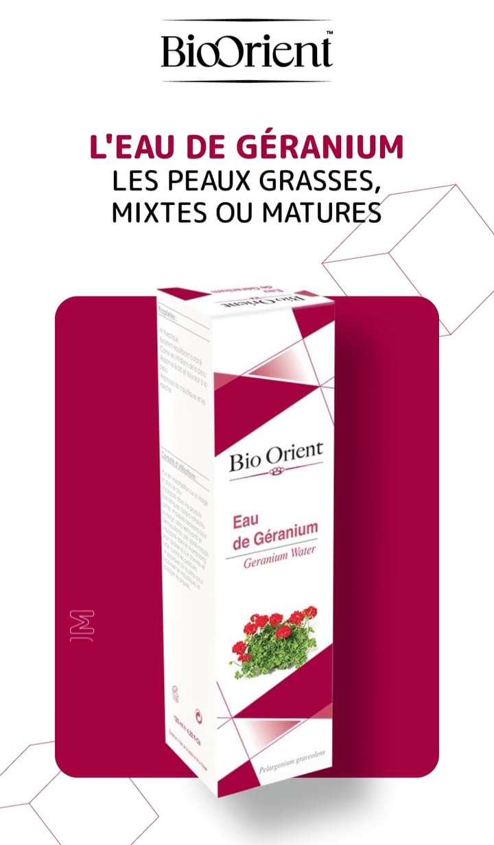 BIO ORIENT EAU DE GERANIUM 125ML