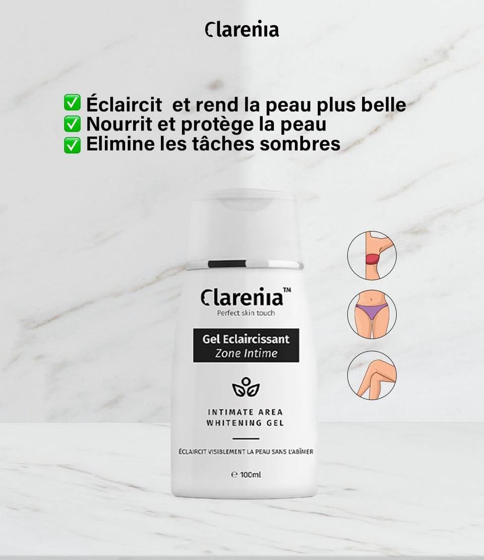 CLARENIA GEL ECLAIRCISSANT ZONES INTIMES 100ML