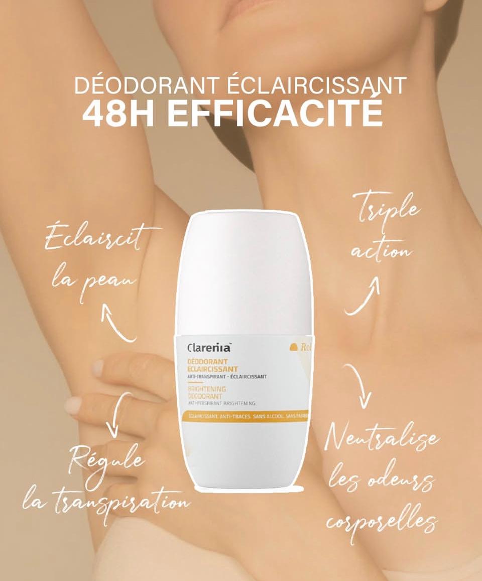 CLARENIA DEODORANT ECLAIRCISSANT ANTI TRANSPIRANT 50ML