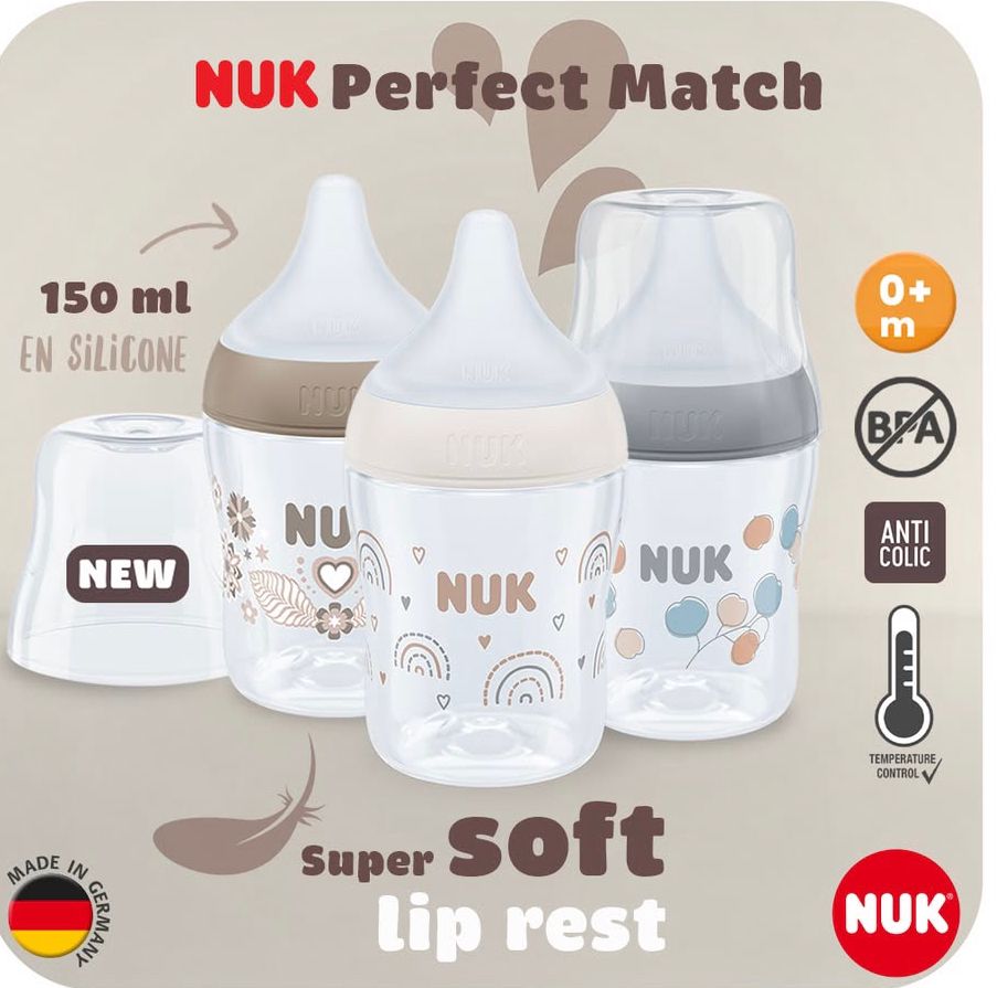 NUK PERFECT MATCH BIBERON ANTI COLIC 0M+ 150ML
