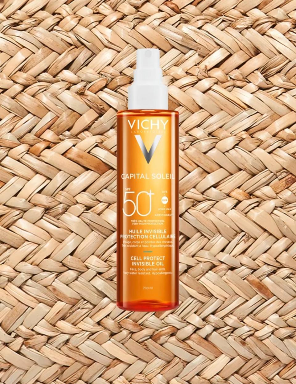 VICHY CAPITAL SOLEIL HUILE DE PROTECTION CELLULAIRE SPF50+ 200ML