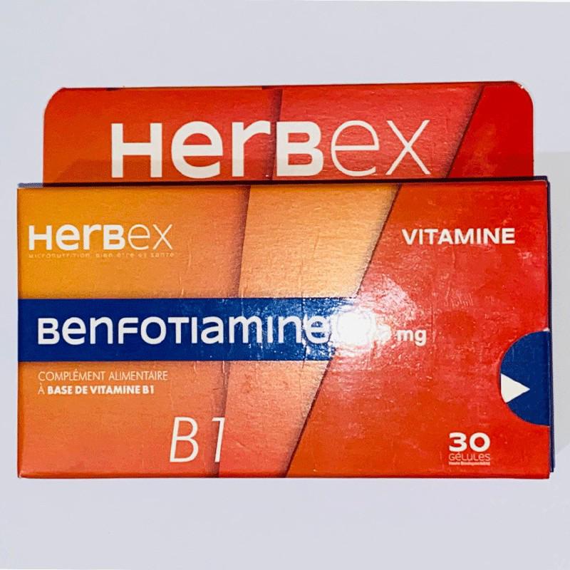 HERBEX BENFOTIAMINE 50MG 30 GELULES HERBEX