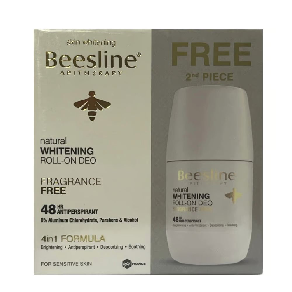 Beesline Coffret Roll-On Deo Eclaircissant Invisible Touch 4 En 1