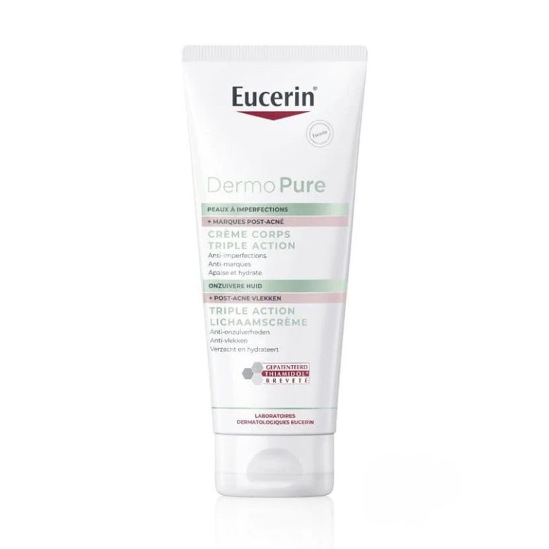 EUCERIN DERMOPURE CREME CORPS TRIPLE ACTION 200ML