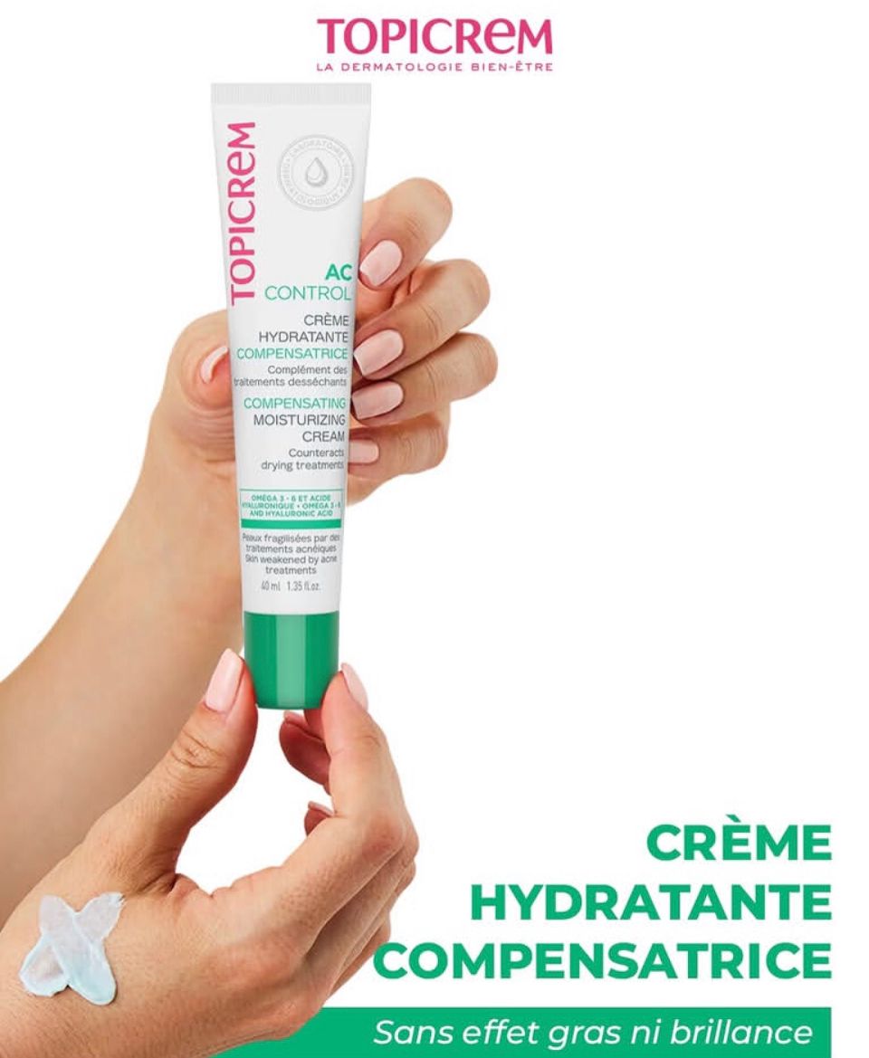 Topicrem AC CONTROL Crème Hydratante Compensatrice 40ml