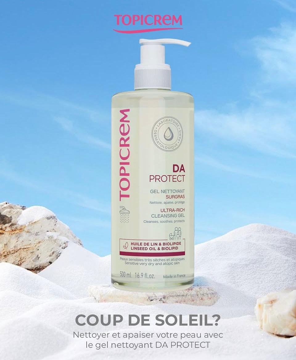 Topicrem DA Protect Gel Nettoyant Surgras 500ml