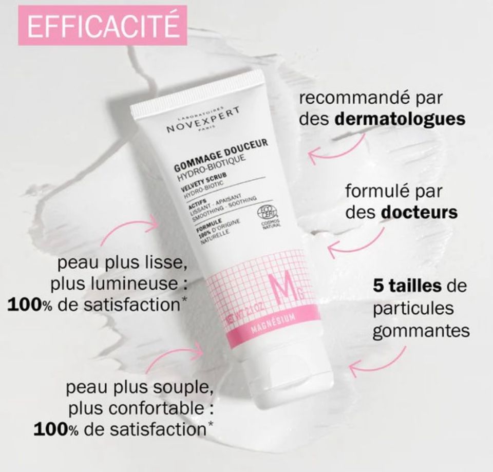 Novexpert Magnésium Gommage Douceur Hydro-Biotique 60ml