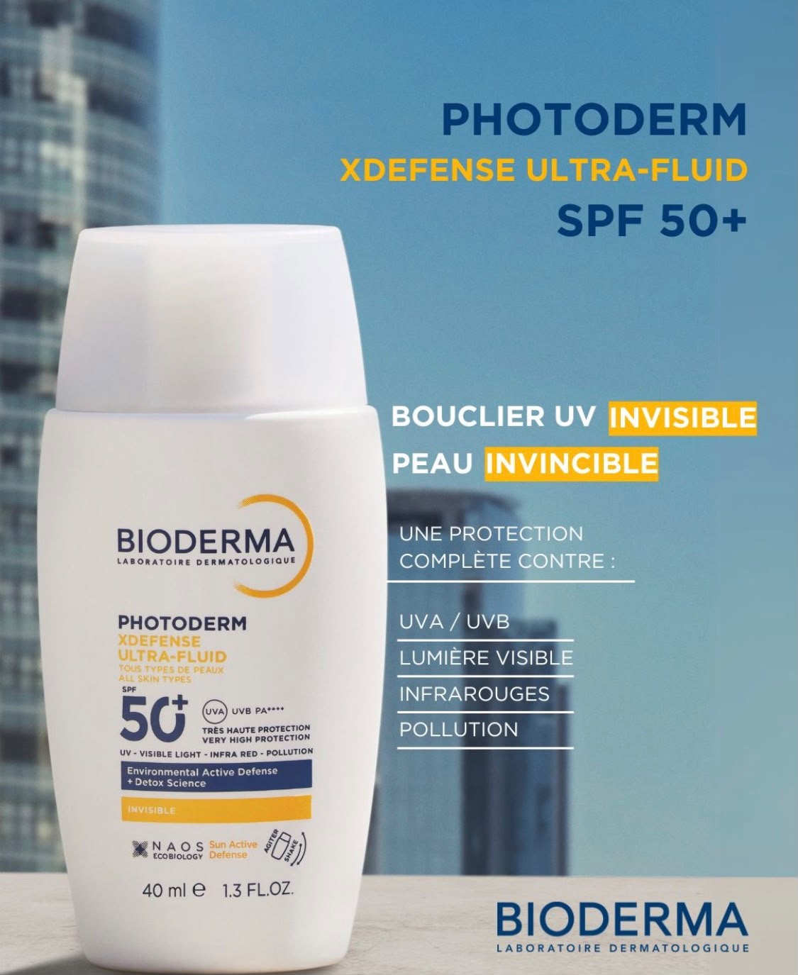 BIODERMA PHOTODERM XDEFENSE ULTRA FLUID SPF50+ 40ML