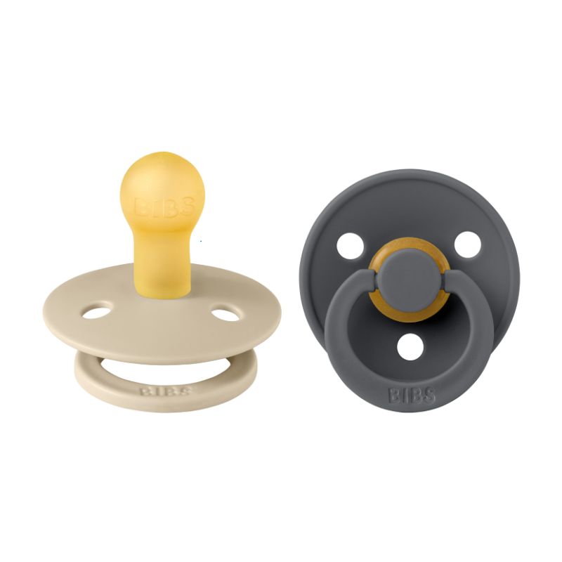 BIBS 2 SUCETTES PACIFIER VANILLA IRON