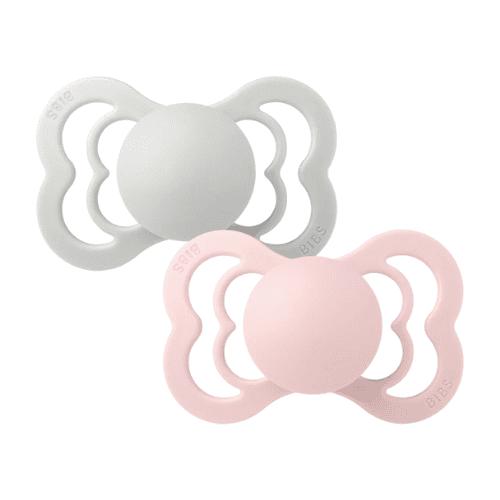 BIBS 02 SUCETTES SUPREME PACIFIER HAZE BLOSSOM 