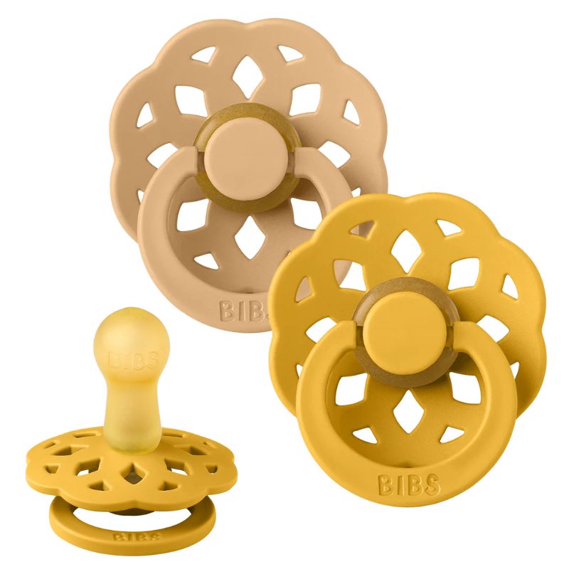 BIBS 02 SUCETTES BOHEME PACIFIER DESERT SAND HONEY BEE 