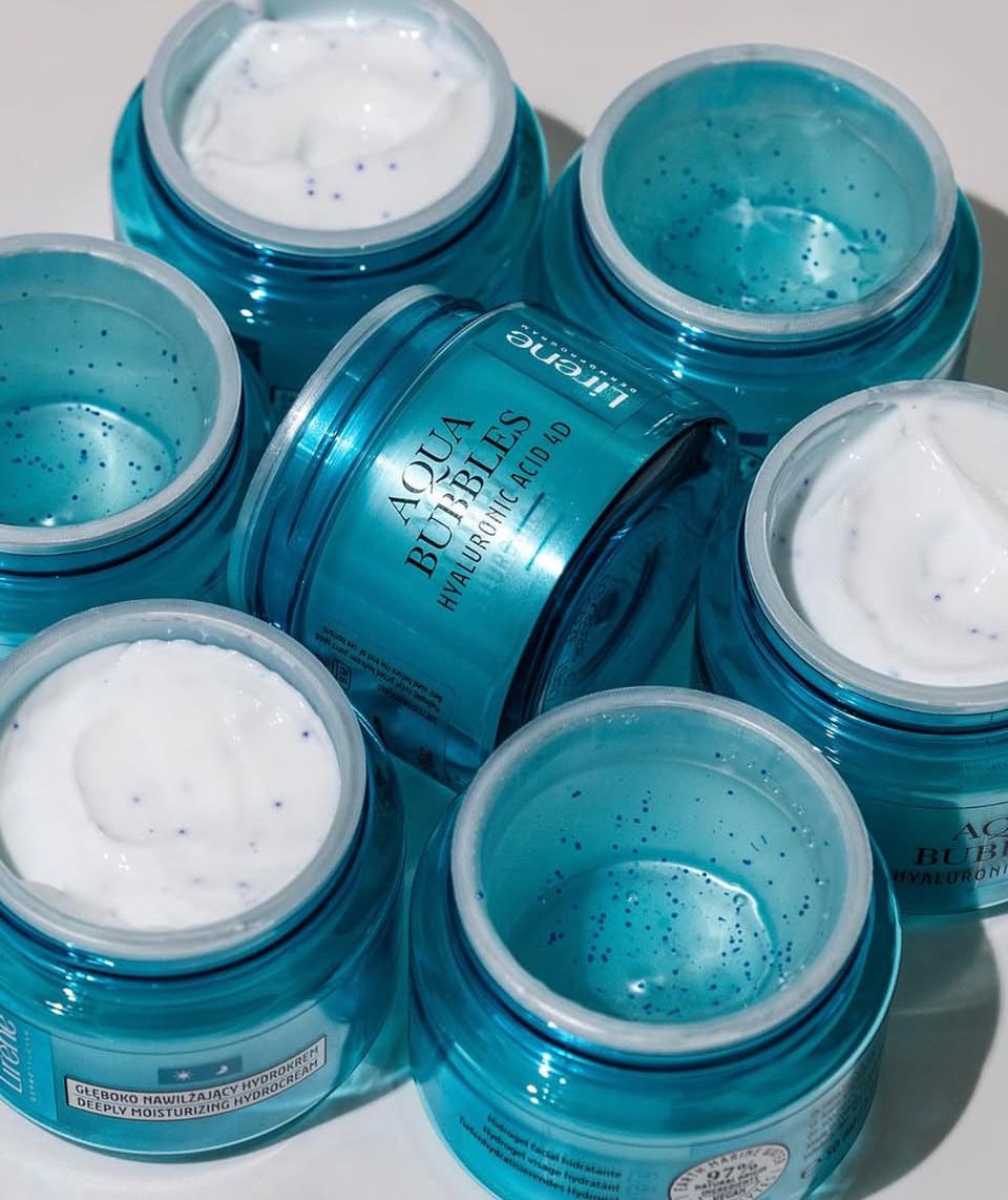 LIRENE AQUA BUBBLES HYDRO  VISAGE JOUR ET NUIT 50ML